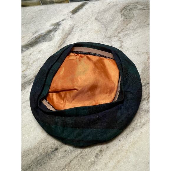 The Scotch House Pure Wool Hat Cap Tartan Plaid Tammy Tam o' Shanter Vintage UK - Picture 3 of 6